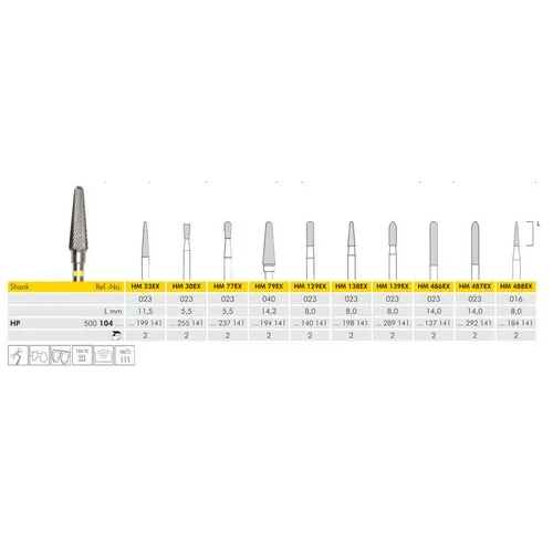 MEISINGER HP CARBIDE FRAIS DBS 79EX040 (1st)