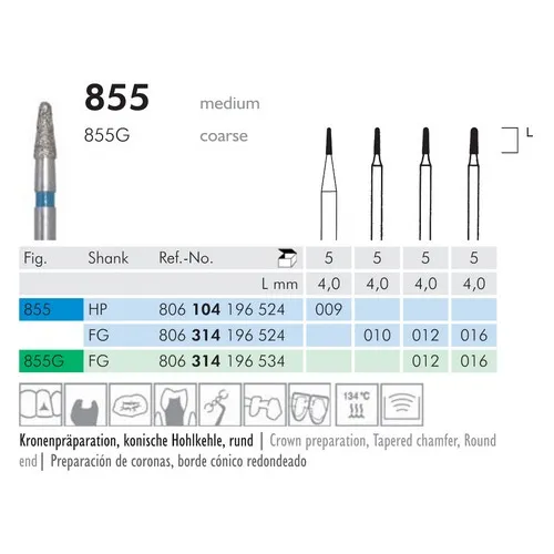 MEISINGER FG DIAMANT 855/010 (5st)