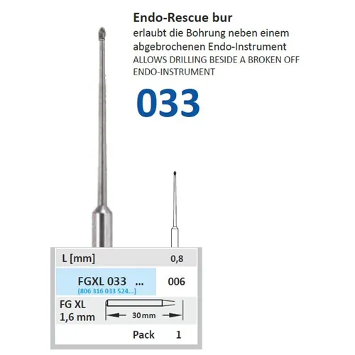 HORICO FG XL 033/006 ENDO RESCUE BOOR (1st)