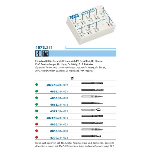 KOMET EXPERT SET FOR CERAMIC CROWNS NR.4573