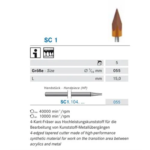 KOMET HP SOFT CUTTER SC1/055 (5st)
