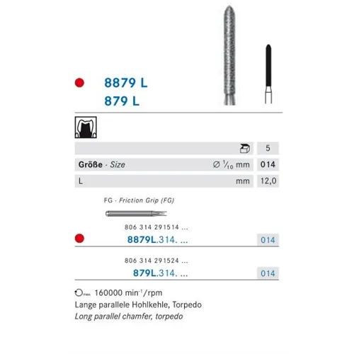 KOMET FG DIAMANT 879L014 (5st)