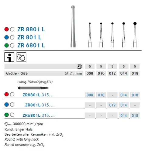 KOMET FGL DIAMANT ZR801L/014