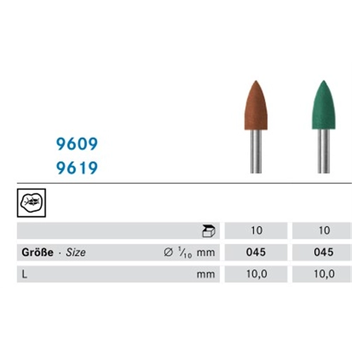 KOMET RA POLIJSTPOINTS BRUIN 9609 (10st)