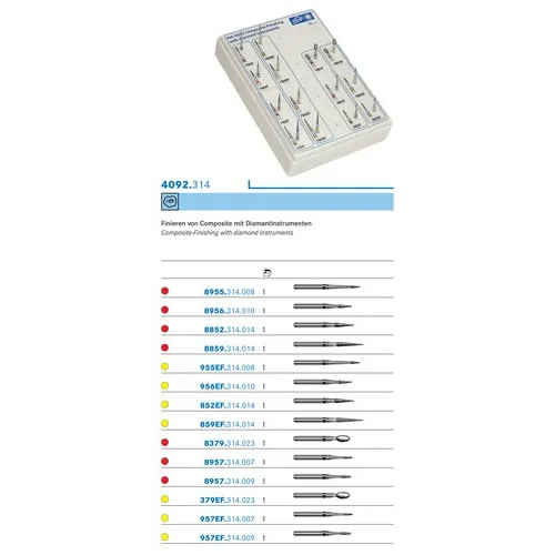 KOMET FG DIAMANT BOREN SET NR.4092