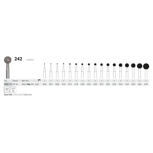 MEISINGER HP-XL DIAMANT FRAIS 242/035 (1st)