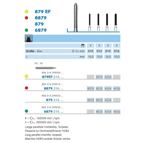 KOMET FG DIAMANT 6879/016 (5st)