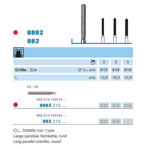 KOMET FG DIAMANT 8882/014 (5st)