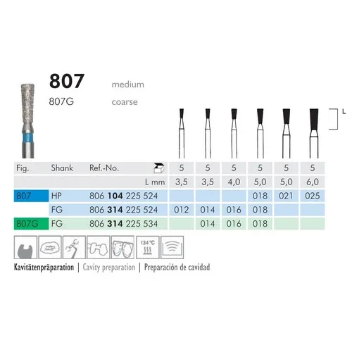 MEISINGER FG DIAMANT 807/018 (5st)