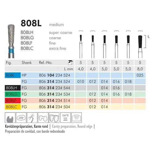 MEISINGER FG DIAMANT 808L014 (5st)