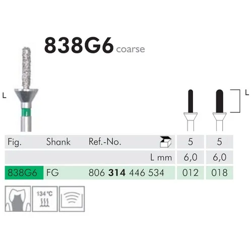 MEISINGER FG DIAMANT 838G6/018 (5st)