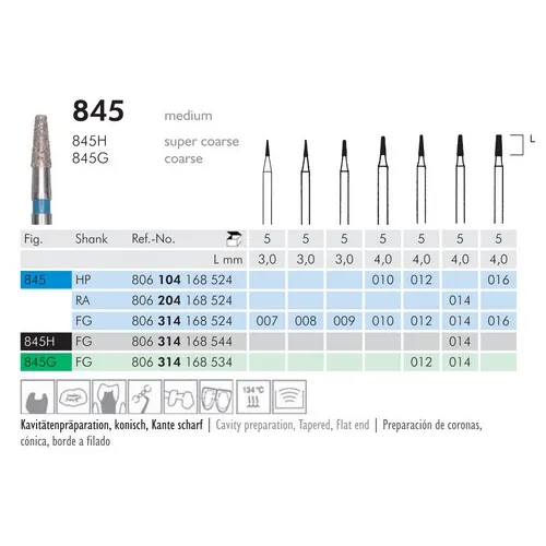 MEISINGER FG DIAMANT 845/007 (5st)