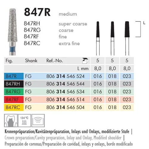 MEISINGER FG DIAMANT 845RH/018 (5st)