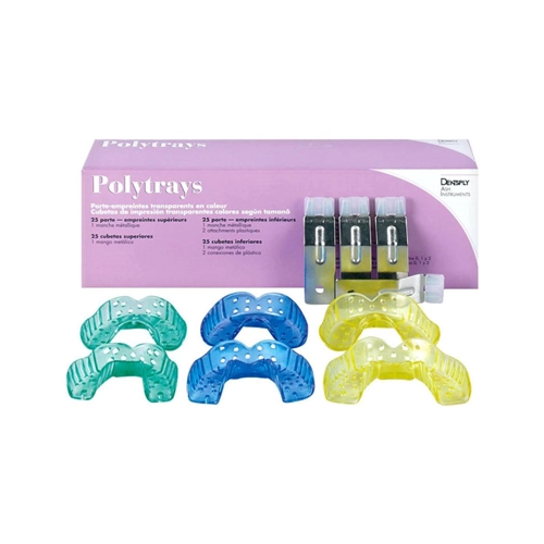 DENTSPLY SIRONA POLY-TRAY DISPOSABLE IMPRESSION TRAYS ASSORTMENT (24st)