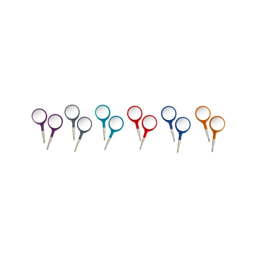 ZIRC MIRRORS PLASTIC NR.4 ASSORTMENT JEWEL (12st)