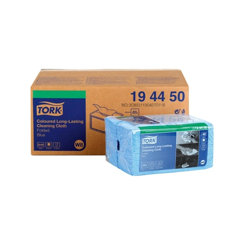 ESSITY LONG LASTING REINIGSINGSDOEKEN GEVOUWEN BLAUW (40st)