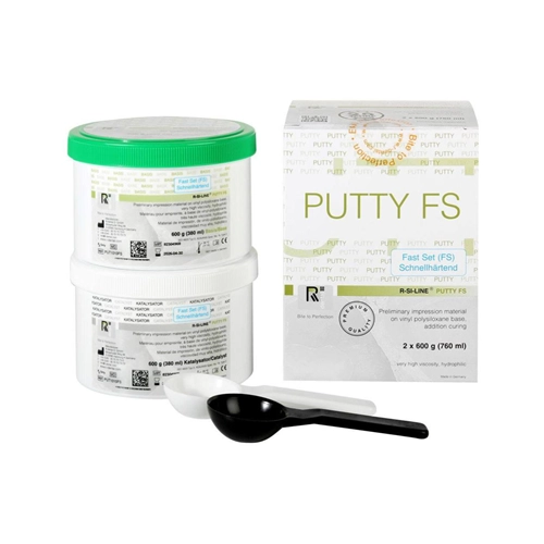 R-DENTAL R-SI-LINE PUTTY FS FAST SET (2X600g)