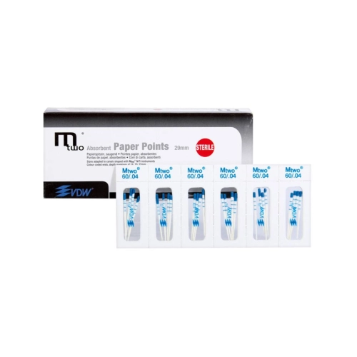 VDW MTWO .04 PAPER POINTS TAPER NR. 60 (144st)