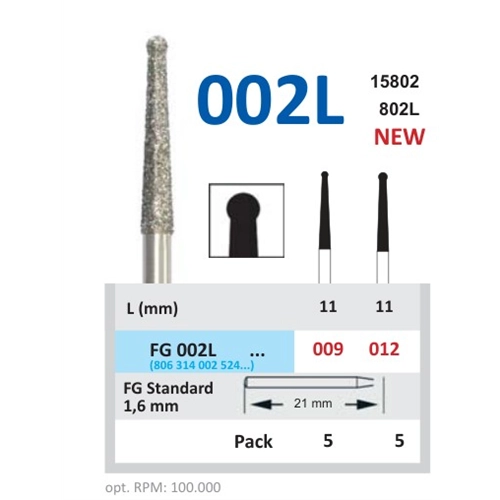 HORICO FG DIAMANT 002L/012 (5st)