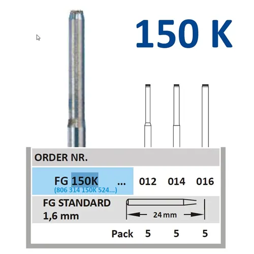 HORICO FG DIAMANT 150K016 (5st)