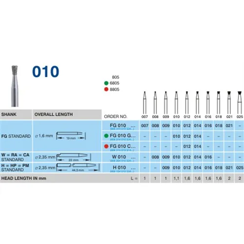 HORICO FG DIAMANT 010/018 (5st)