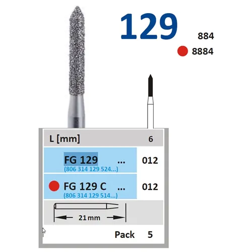 HORICO FG DIAMANT 129/012 (5st)