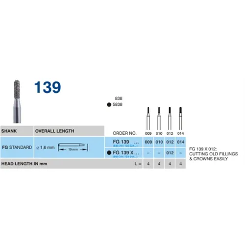 HORICO FG DIAMANT 139/009 (5st)