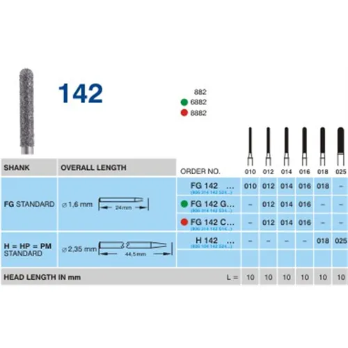 HORICO FG DIAMANT 142/012 (5st)