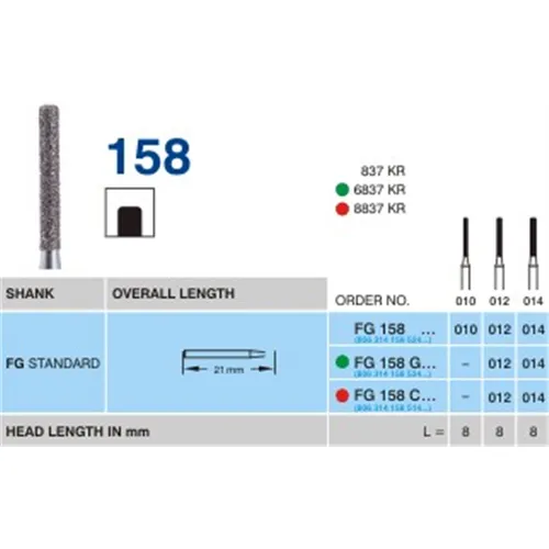 HORICO FG DIAMANT 158/012 (5st)