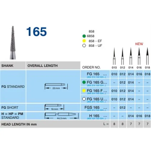 HORICO FG DIAMANT 165/016 (5st)