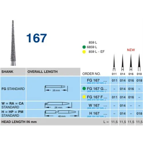 HORICO FG DIAMANT 167/016 (5st)