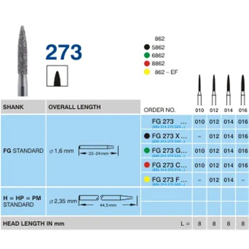 HORICO FG DIAMANT 273/010 (5st)