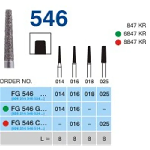 HORICO FG DIAMANT 546/018 (5st)
