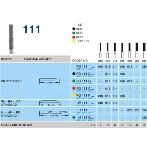 HORICO FG DIAMANT 111F016 (5st)