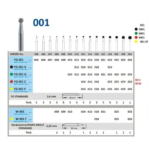 HORICO FG DIAMANT 001C018 (5st)