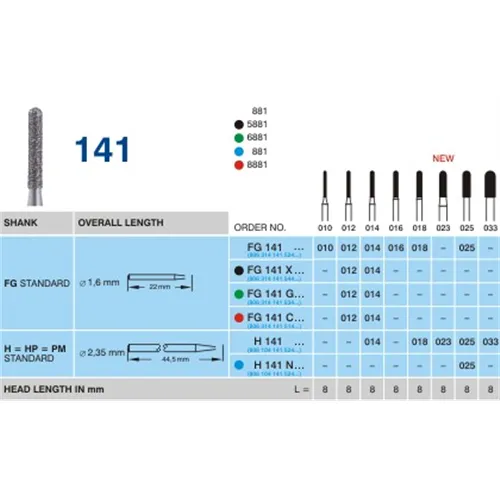 HORICO FG DIAMANT 141G014 (5st)