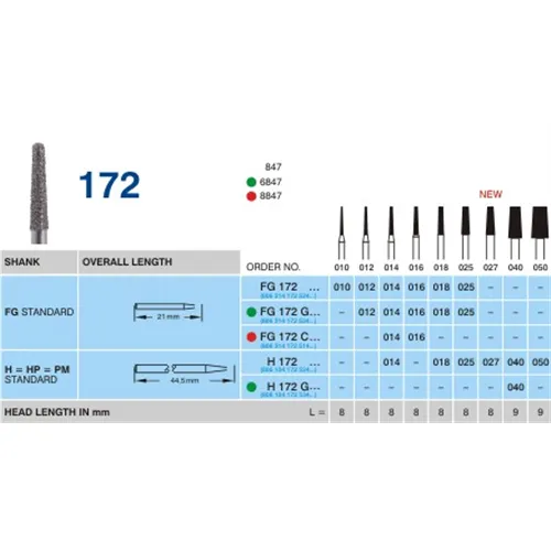 HORICO FG DIAMANT 172G018 (5st)