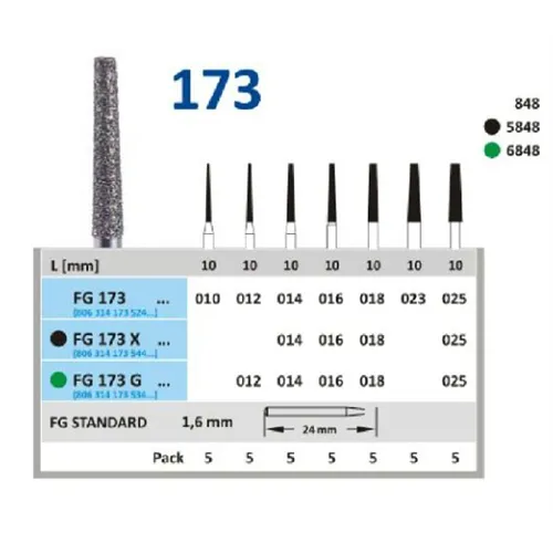 HORICO FG DIAMANT 173G025 (5st)