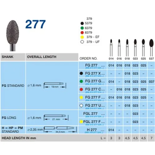 HORICO FG DIAMANT 277G018 (5st)