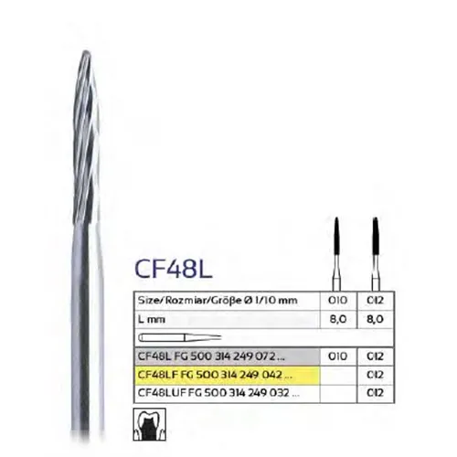 FHS FG CARBIDE FINEER CF48LF/012 (5st)