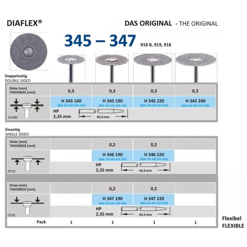 HORICO HP DIAMANT SCHIJF 346/190 (1st)