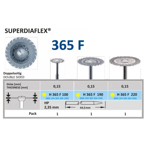 HORICO HP DIAMANT SCHIJF 365F190 (1st)