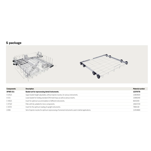 MIELE PAKKET 2 TRAYPAKKET TBV G7831