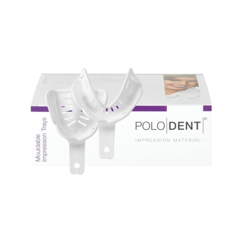 POLODENT DISPOSABLE AFDRUKLEPELSET ONBETAND WIT (8st)