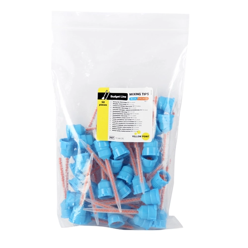 YELLOW POINT BUDGET LINE MENGTIPS BLAUW/ORANJE 4:1/10:1 (50st)