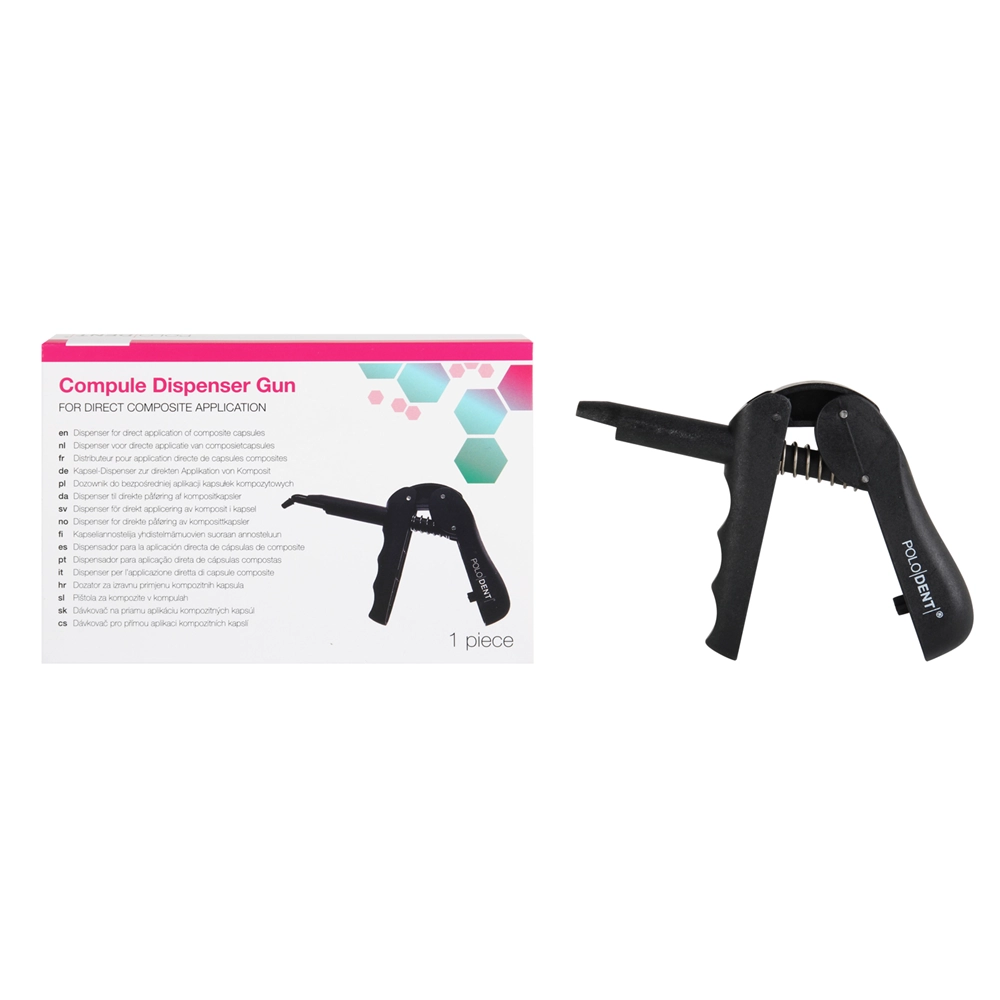 551201 - POLODENT COMPULE DISPENSER PISTOOL ZWART
