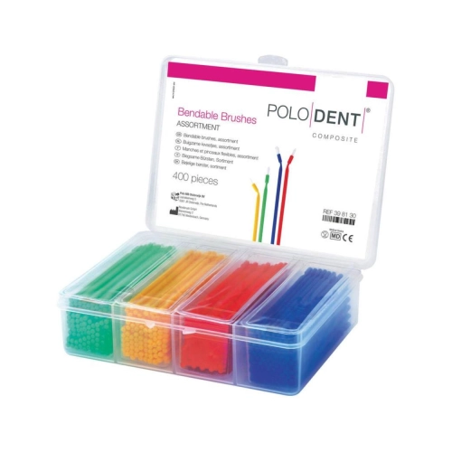 POLODENT BENDABLE BRUSHES ASSORTIMENT (4x100st)