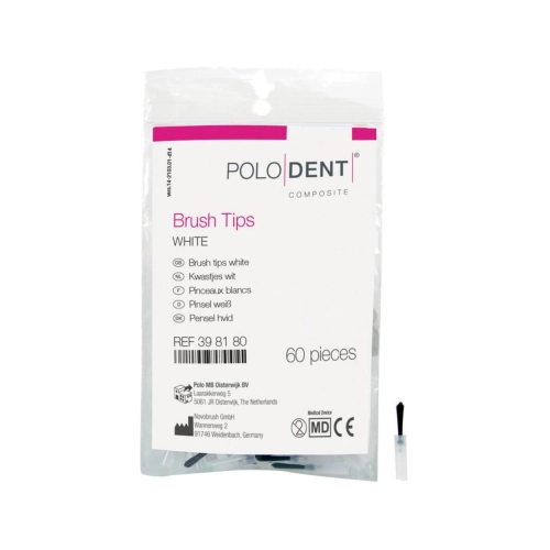 POLODENT KWASTJES WIT (60st)