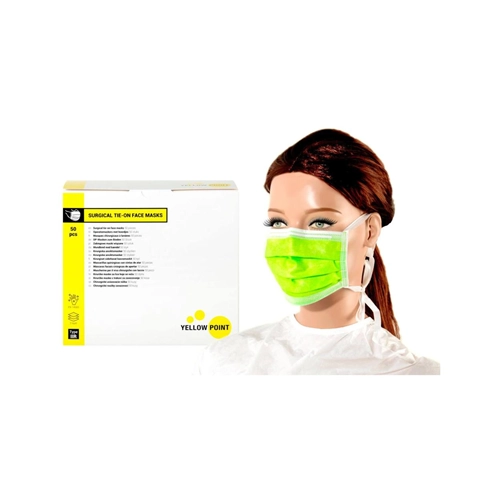 YELLOW POINT MONDMASKERS TYPE IIR MET KOORDJES LIME (50st)