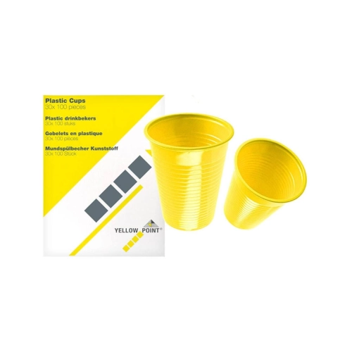 YELLOW POINT DRINKBEKERS 150cc GEEL (3000st)